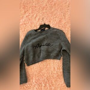 Alphalete crew neck crop top